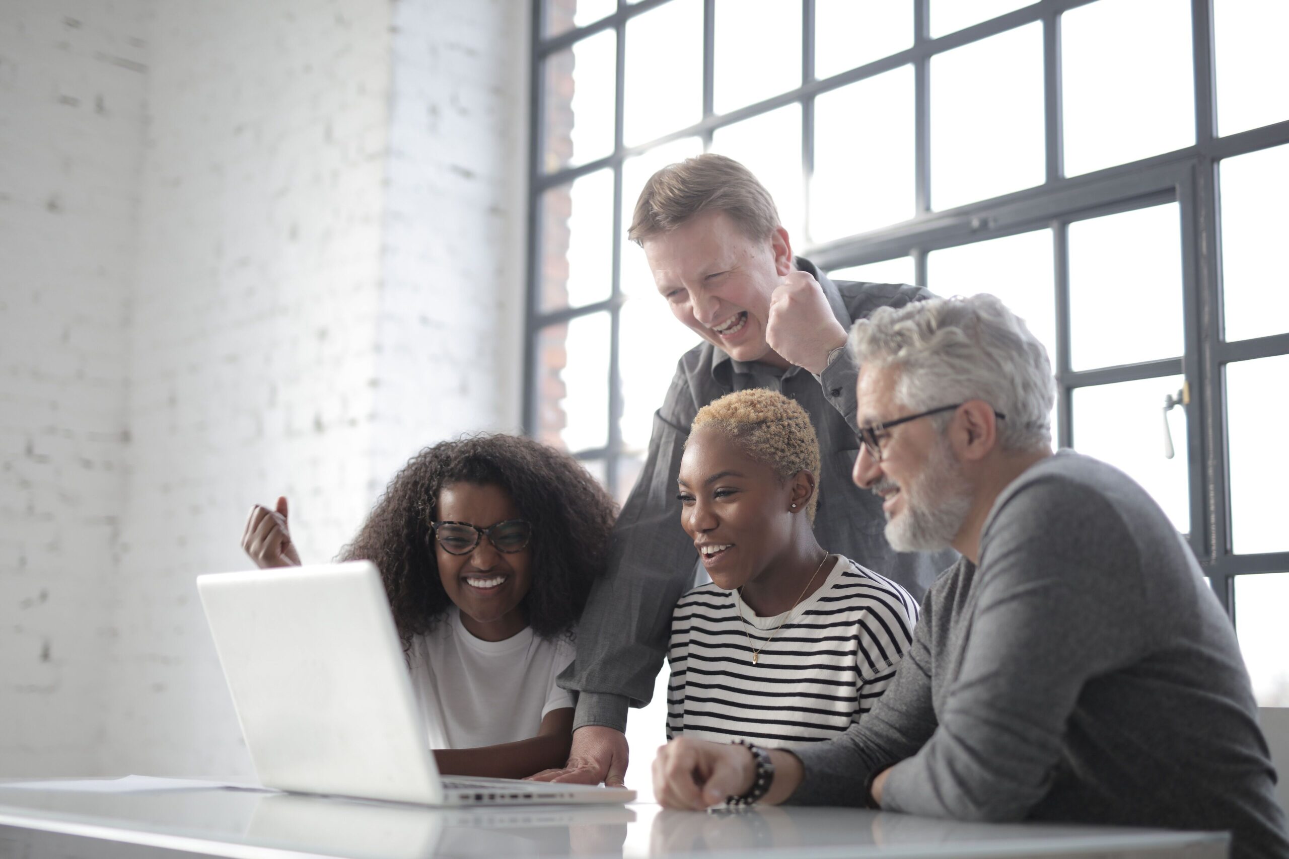 Marketing and sales team collaborating