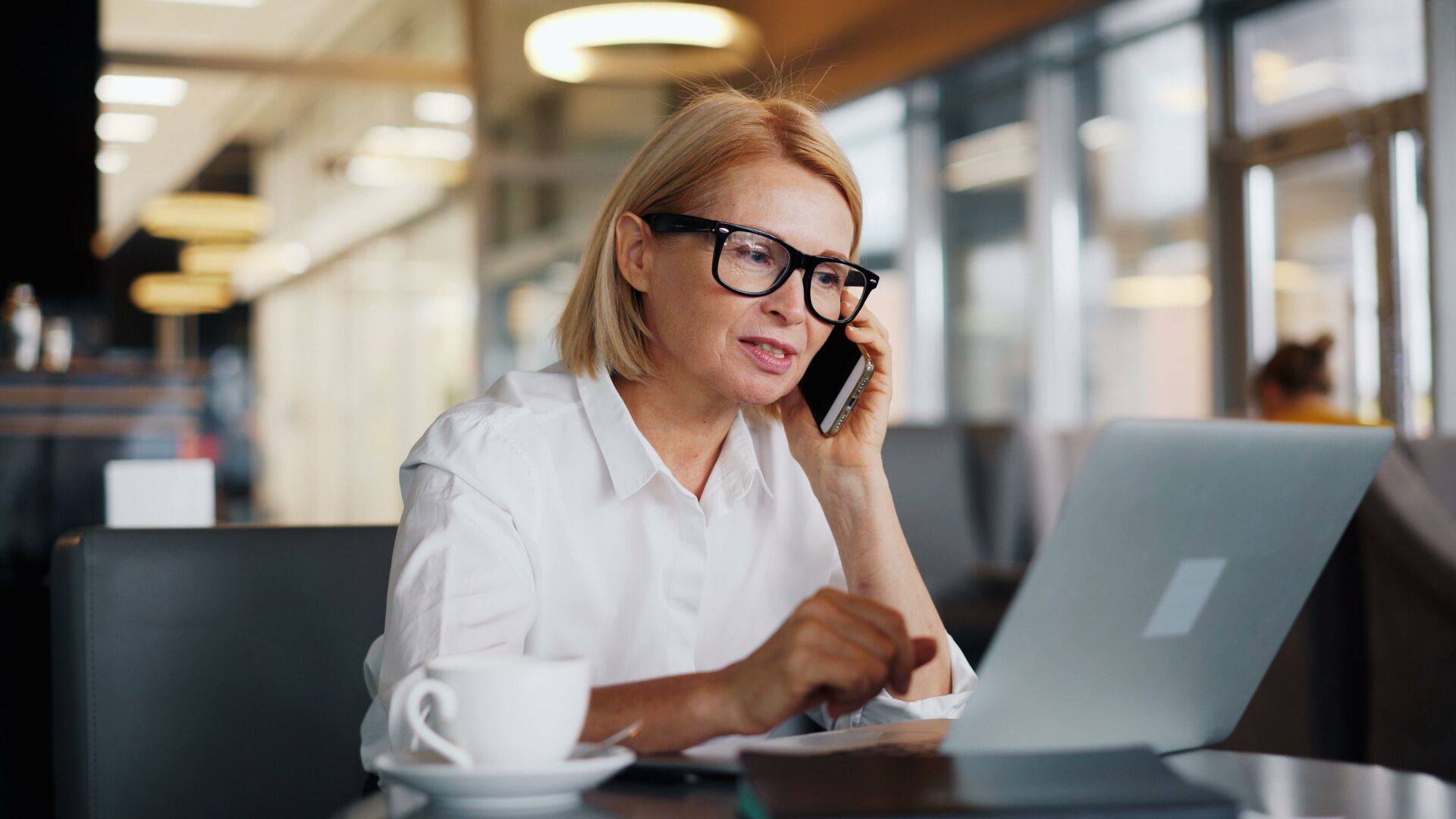 Business operations professional at work